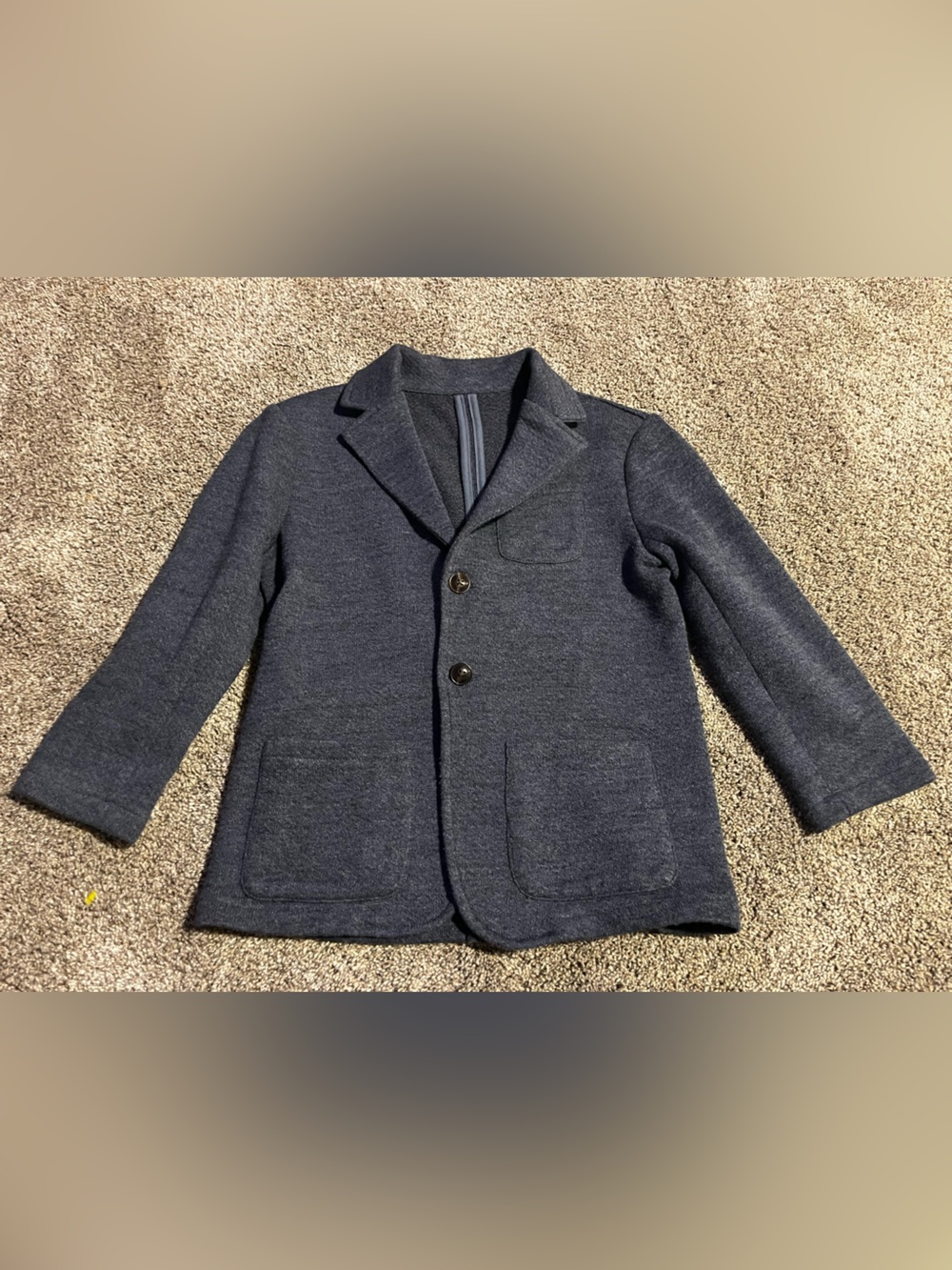 Faherty Boys Blue Soft Casual Blazer Size 8 EUC